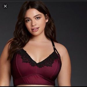 Torrid Fancy lace racerback bralette